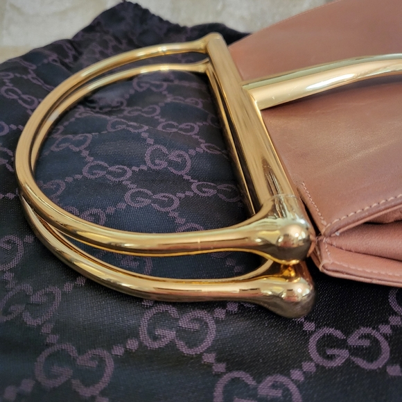 (SOLD)RARE Authentic 1960's Gucci sherryline snaffle bit bag - Picture 15 of 16